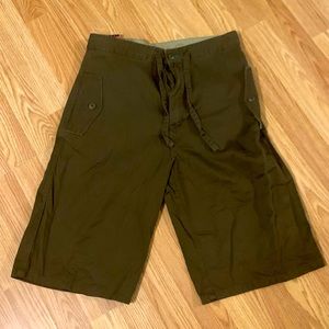 Tommy Hilfiger Dark Brown Cargo Shorts - Kids Size 20 - New with Tags